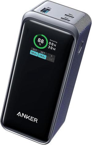 Anker Prime Power Bank, 20,000mAh Portable Charger with 200W Output, Smart Digital Display, 2 USB-C and 1 USB-A Port Compatible with iPhone 14/13 Series, Samsung, MacBook, Dell, and More