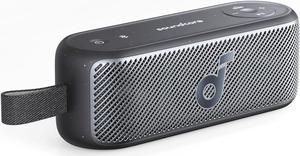 Soundcore Motion 100 Portable Speaker, Bluetooth Speaker with Wireless Hi-Res, 2 Full Range Drivers for Stereo Sound, Ultra-Portable Design for Outdoor Use, Customizable EQ, Punchy Bass, and IPX7
