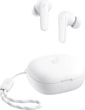 Soundcore by Anker P20i True Wireless Earbuds, 10mm Drivers with Big Bass, Bluetooth 5.3, 30H Long Playtime, Water-Resistant, 2 Mics for AI Clear Calls, 22 Preset EQs, Customization via App White