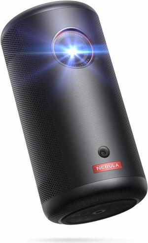 NEBULA Capsule 3 GTV Projector, Netflix Officially Licensed, 1080P Smart Mini Projector with Wi-Fi, 2.5 Hours of Playtime, 120-Inch Display, Dolby Digital, Ultra Portable for any Space