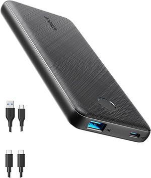 Anker Portable Charger, USB-C PortableCharger 10000mAh with 20W Power Delivery, 523 Power Bank (PowerCore Slim 10K PD) for iPhone 14/13/12 Series, S10, Pixel 4 and More (Renewed)