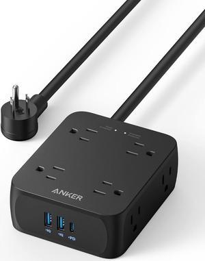 Anker Power Strip with USB Ports,5Ft,Surge Protector(2000J),8 Widely Outlet Extender with 2 USB A Ports and 1 USB C Port,Works with iPhone 15/15 Plus/15 Pro/15 Pro Max,for Home, Office, TUV Listed