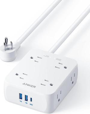 Anker Power Strip with USB Ports5FtSurge Protector2000J8 Widely Outlet Extender with 2 USB A Ports and 1 USB C PortWorks with iPhone 1515 Plus15 Pro15 Pro Maxfor Home Office TUV Listed