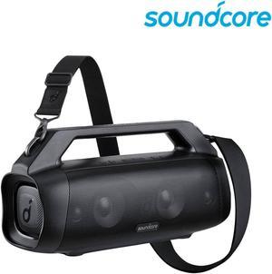 Soundcore Motion Boom Plus Outdoor Speaker with 80W Booming Sound, 20H Playtime, IP67 Waterproof and Dustproof, Type-C, Custom EQ, Bluetooth 5.3, Portable Bluetooth Speaker (Renewed)