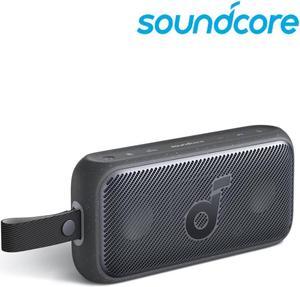 Soundcore Motion 300 Wireless Hi-Res Portable Speaker with BassUp, Bluetooth Speaker with SmartTune Technology, 30W Stereo Sound, 13H Playback, and IPX7 Waterproof, for Backyard, Camping (Renewed)
