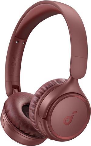 Soundcore H30i Wireless On-Ear Headphones, Foldable Design, Pure Bass, 70H Playtime, Bluetooth 5.3, Lightweight and Comfortable, App Connectivity, Multipoint Connection Red