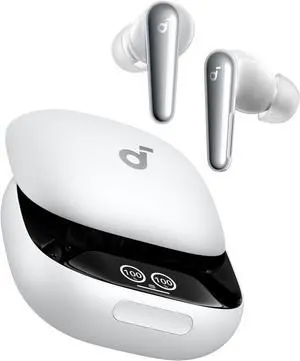 Soundcore Liberty 4 Pro by Anker, Noise Cancelling Wireless Earbuds, 7-Sensor and Real-Time Adaptive Noise Cancelling, 2× Faster Charging, Studio-Level Hi-Fi Music, Clear Calls with 6 Mics and AI