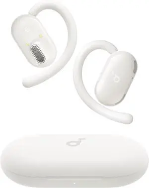 Soundcore V20i by Anker Open-Ear Headphones, Adjustable Ear Hooks,Ultra-Comfort,Snug Fit, Powerful Sound, Clear Calls, IP55, LED Lights, 36H Playtime, Bluetooth 5.4, Multipoint Connection (Renewed)