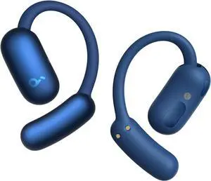 Soundcore AeroFit 2 by Anker, Open-Ear Headphones, 4 Adjustable Positions for Every Ear Size, 2X Richer Bass, Hi-Res,42H Playtime,IP55,AI Clear Calls,Translation Earbuds Real Time(Renewed) Blue