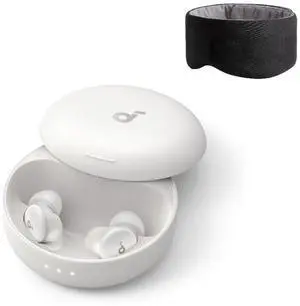 Soundcore Sleep A30 by Anker Sleep Earbuds with Eyemask, Smart Active Noise Cancelling Sleep Headphones, Adaptive Snore-Masking System, Ultra-Comfort for Side Sleepers, 45H Playtime Soundcore Sleep A30 by Anker Sleep Earbuds with Eyemask, Smart Active Noise Cancelling Sleep Headphones, Adaptive Snore-Masking System, Ultra-Comfort for Side Sleepers, 45H Playtime