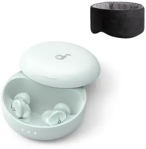 Soundcore Sleep A30 by Anker Sleep Earbuds with Eyemask, Smart Active Noise Cancelling Sleep Headphones, Adaptive Snore-Masking System, Ultra-Comfort for Side Sleepers, 45H Playtime Soundcore Sleep A30 by Anker Sleep Earbuds with Eyemask, Smart Active Noise Cancelling Sleep Headphones, Adaptive Snore-Masking System, Ultra-Comfort for Side Sleepers, 45H Playtime