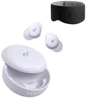 Soundcore Sleep A30 by Anker Sleep Earbuds with Eyemask, Smart Active Noise Cancelling Sleep Headphones, Adaptive Snore-Masking System, Ultra-Comfort for Side Sleepers, 45H Playtime Soundcore Sleep A30 by Anker Sleep Earbuds with Eyemask, Smart Active Noise Cancelling Sleep Headphones, Adaptive Snore-Masking System, Ultra-Comfort for Side Sleepers, 45H Playtime