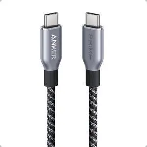 Anker Prime USB C to USB C Cable, 240W Fast Charging Durable Cable (1 ft) | USB 2.0 Upcycled Braided Nylon, 100-Year Bend Durability for iPhone 17 / 17 Pro / 17 Pro Max, MacBook, Galaxy, and More Anker Prime USB C to USB C Cable, 240W Fast Charging Durable Cable (1 ft) | USB 2.0 Upcycled Braided Nylon, 100-Year Bend Durability for iPhone 17 / 17 Pro / 17 Pro Max, MacBook, Galaxy, and More