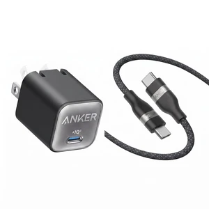 Anker Nano USB-C GaN Charger (30W, PIQ 3.0, Foldable Plug, PPS) + Anker Nano USB-C to USB-C Cable (6 ft, 240W) Anker Nano USB-C GaN Charger (30W, PIQ 3.0, Foldable Plug, PPS) + Anker Nano USB-C to USB-C Cable (6 ft, 240W)