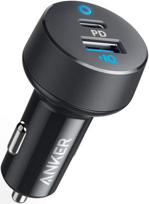 Anker Car Charger USB C, 32W 2-Port Compact Type C Car Charger with 18W Power Delivery and 12W PowerIQ, PowerDrive PD 2 with LED for iPad Pro (2018), iPhone XS/Max/XR/X/8/7, Pixel 3/2/XL and More