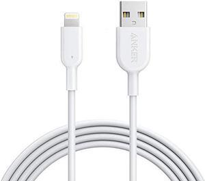 Anker Powerline II Lightning Cable (6ft), Probably The World's Most Durable Cable, MFi Certified for iPhone 11/11 Pro/ 11 Pro Max/ Xs/XS Max/XR/X / 8/8 Plus / 7/7 Plus / 6/6 Plus (White)
