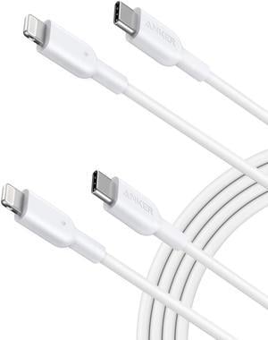 iPhone 12 Charger Cable, Anker USB C to Lightning Cable [6ft, 2-Pack] Powerline II for iPhone 12/11/11 Pro/X/XS/XR/XS Max / 8/8 Plus, Supports Power Delivery