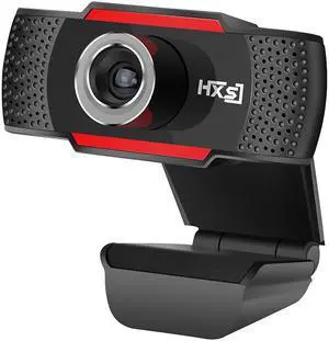 HXSJ S30 High Definition 1280*720 720p Pixel HD Webcams Web Cam Camera With Mic Clip-on For Computer for Gaming, Video Calling, Recording, Conferencing/ Mic, USB Plug & Play