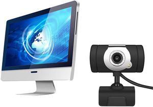 Full Video Webcam, USB 2.0 HD 0.3 Mega Pixel Camera, Flexible Rotatable Clip, Mini Computer Camera with Mic Microphone for Computer PC Laptop Notebook