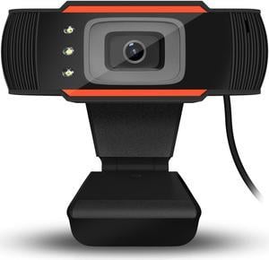 Rotatable 2.0 HD Webcam PC USB Camera Video Recording 480p