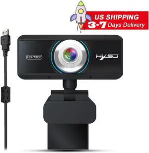 US inventory Webcam 720P, HD Web Camera with Mic, USB Computer Camera for Skype, Plug and Play PC Web Cam for Video Chat & Recording, Compatible with Windows 7/8 / 10 US inventory Webcam 720P, HD Web Camera with Mic, USB Computer Camera for Skype, Plug and Play PC Web Cam for Video Chat & Recording, Compatible with Windows 7/8 / 10