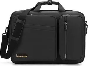 LUOM Backpack Design for Business Professional Commuter with Large Compartments, Durable Water Resistant, Hidden Zip Pocket, Protective Sleeve fits 17.3-Inch Laptop, Black LUOM Backpack Design for Business Professional Commuter with Large Compartments, Durable Water Resistant, Hidden Zip Pocket, Protective Sleeve fits 17.3-Inch Laptop, Black