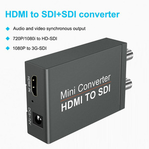 XMSJSIY Convertitore SDI A HDMI – Adattatore 3G/HD/SD-SDI Con Loop Out E 1080P@60Hz Per Video Professionali