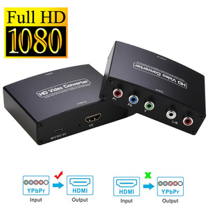 HDMI To YPbPr Component Video Converter – 5RCA RGB + R/L Audio – 720p/1080p