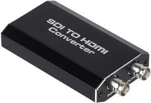 1080P SDI to HDMI Adapter Converter for CCTV SD HD and 3G SDI Signals to HDMI Adapter Female BNC to HDMI SDI Signals Display on HDMI (OZH5-1)