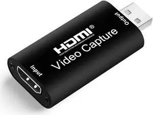 Capture Card, 4K HDMI to USB 2.0 HD Game Capture Card, 1080P Video Capture Card for Streaming, Nintendo Switch, PS34, YouTube, Xbox, Twitch Compatible
