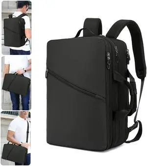 Carry on Backpack, 3 in 1 Travel Laptop Backpack as Personal Item Flight Approved, Waterproof Large TSA 17inch Laptop Backpack Luggage Daypack Business Weekender Overnight with 2 Packing Cubes