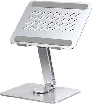 Swivel  Laptop Stand, Aluminum Computer Riser, Ergonomic Laptop Holder Stand for Desk, Portable Laptop Riser Compatible for 10-17.3 Inches MacBook, Lenovo, HP, Dell, Samsung