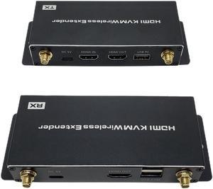4K Wireless KVM HDMI Extender, Digital Full HD 1080p Output - Up to 565Ft -  Remote Keyboard Mouse