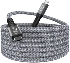 USB 4 Cable for Thunderbolt 4 Cable, USB4 Cable Supports 40Gbps Data Transfer / 240W Fast Charging / 8K@60Hz Video Compatible with All USB C Devices (4FT) USB 4 Cable for Thunderbolt 4 Cable, USB4 Cable Supports 40Gbps Data Transfer / 240W Fast Charging / 8K@60Hz Video Compatible with All USB C Devices (4FT)