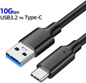 10Gbps USB 3.1 Gen 2 USB A to USB C Cable 3A/60W Fast Charge Compatible with iPhone 15/15 Plus/15 Pro/MacBook Pro 2022/Samsung Galaxy S22/Z Fold/Z Flip/Switch, etc (1.6ft , 2 Pack)