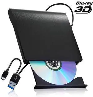 LUOM External Blu Ray Drive, Support 50G Disc Read/Write Bluray Drives, Portable 3D Blu Ray Burner, Blu Ray Reader Suitable for Windows XP/7/8/10/11 MacOS for Laptop, Desktop, Mac LUOM External Blu Ray Drive, Support 50G Disc Read/Write Bluray Drives, Portable 3D Blu Ray Burner, Blu Ray Reader Suitable for Windows XP/7/8/10/11 MacOS for Laptop, Desktop, Mac