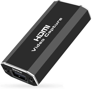 4K HDMI Video Capture Card,Video Record Card,Audio Capture Adapter,HDMI to USB Audio Video Recording in 4K 1080P60 for Teaching,Broadcasting,Gaming,Streaming,Video Conference 4K HDMI Video Capture Card,Video Record Card,Audio Capture Adapter,HDMI to USB Audio Video Recording in 4K 1080P60 for Teaching,Broadcasting,Gaming,Streaming,Video Conference