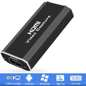 Video Capture Card, HDMI to USB 3.0/Type-C Audio Capture Card, 4K 1080P60 Capture Devices for Gaming Live Streaming Video Recorder, Compatible with Windows Mac OS System for PS4/5 Switch, Xbox, Steam Video Capture Card, HDMI to USB 3.0/Type-C Audio Capture Card, 4K 1080P60 Capture Devices for Gaming Live Streaming Video Recorder, Compatible with Windows Mac OS System for PS4/5 Switch, Xbox, Steam