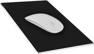 LUOMs 9.29"x6.14"Aluminum Gaming Mouse Pad with Anti-Skid Rubber Base for Fast and Accurate Control