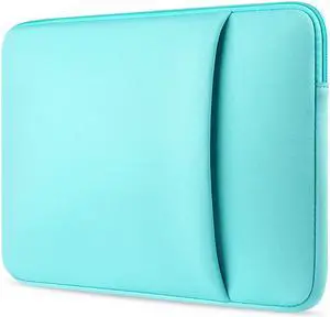 Wellhouse 11" 11.6" 13.3" 14.1" 14.4" 14.6" 15" 15.4" 15.6" Notebook Case Laptop Bag Macbook Sleeve Tablet PC Cover Case For Macbook Air Pro HP SONY ASUS ACER Laptop Tablet PC(15.6 inch, Aqua Blue)