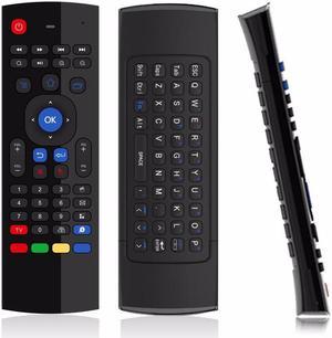LUOM Multifunction 2.4G Air Mouse Mini Wireless Keyboard & Infrared Remote Control & 3-Gyro + 3-Gsensor for Google Android TV/Box, IPTV, HTPC, Windows, MAC OS, PS3