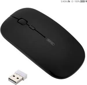 Inphic P-M1 Rechargeable Battery USB Wireless Mouse Mute Silent Click Mini Noiseless Optical Mice 1600 DPI for PC Laptop