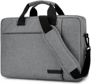BRINCH Laptop Bag 13.3 Inch, Stylish Fabric Laptop Messenger Shoulder Bag Case Briefcase for 13 - 13.3 Inch Laptop / Notebook / MacBook / Ultrabook / Chromebook Computers (Gray) BRINCH Laptop Bag 13.3 Inch, Stylish Fabric Laptop Messenger Shoulder Bag Case Briefcase for 13 - 13.3 Inch Laptop / Notebook / MacBook / Ultrabook / Chromebook Computers (Gray)
