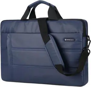 BRINCH Laptop Messenger Bag 13.3 Inch,Waterproof Easy Clean Durable Business Laptop Bag Shoulder Bag Work Briefcase Sleeve Case Handbag for Men / Women,Fits 13 - 13.3" Laptop / NoteBook Computer, Blue