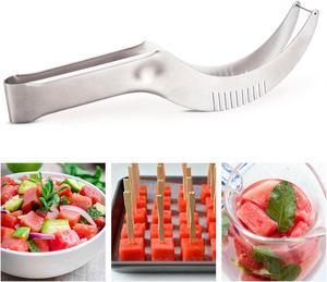 LUOMs Latest 3-IN-1 Watermelon Slicer Fruit Cutter Knife-pack of 2