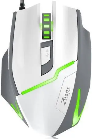 Zelotes 7200 DPI High Precision FPS Gaming Mouse,Ergonomic USB Wired Mice Optical Computer Mouse for Gamer PC Mac Laptop Desktop