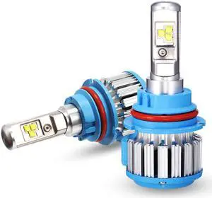 9007/HB5 Hi/Lo 70W LED Headlight Bulbs All-in-One Conversion Kit,7200 Lumen (6000K Cool White)