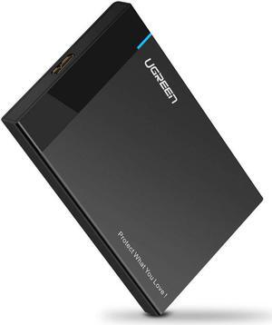 LUOM 2.5 inch USB 3.0 to SATA Hard Disk Case Housing Hard Disk Drive External Case for 2.5 Inch 9.5mm 7mm WD, Seagate, Toshiba, Samsung, Hitachi SATA III, HDD, SSD 10TB, PS4