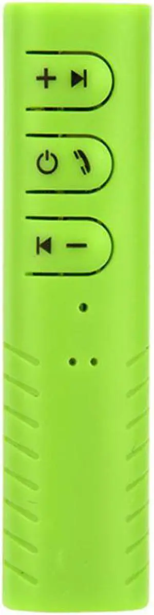 LUOM Universal 3.5mm Bluetooth Receiver Converter Stereo Earphone Audio Receiver Adapter Converter High Quality-Green