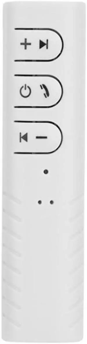LUOM Universal 3.5mm Bluetooth Receiver Converter Stereo Earphone Audio Receiver Adapter Converter High Quality-White